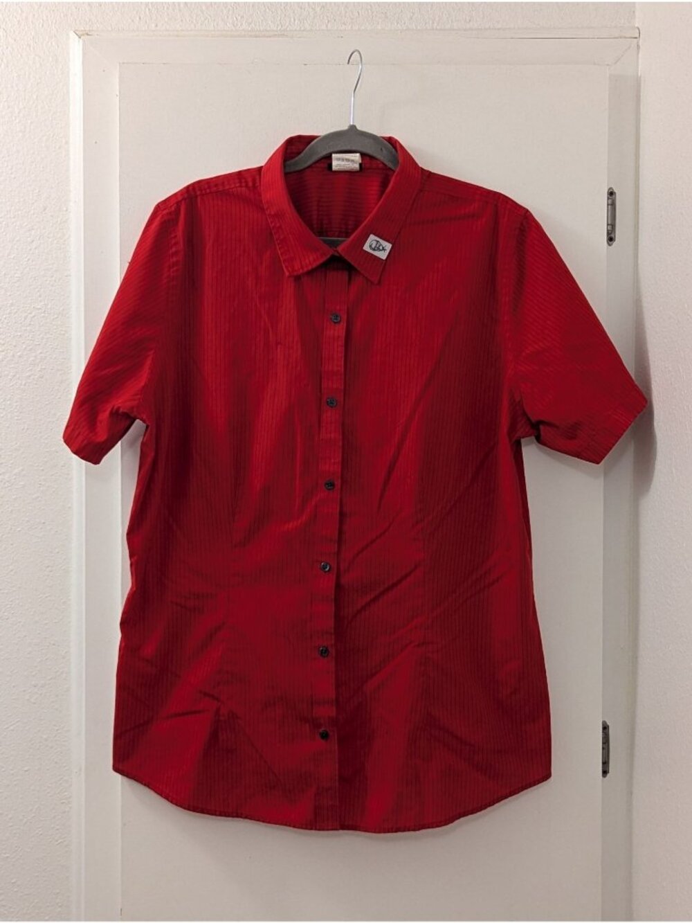 KFC Colonel-Inspired Red Button-Up Shirt XL